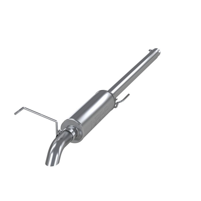 MBRP S5220AL Cat Back Exhaust System Single Turn Down Aluminized Steel For 04-08 Ford F-150 All Engines