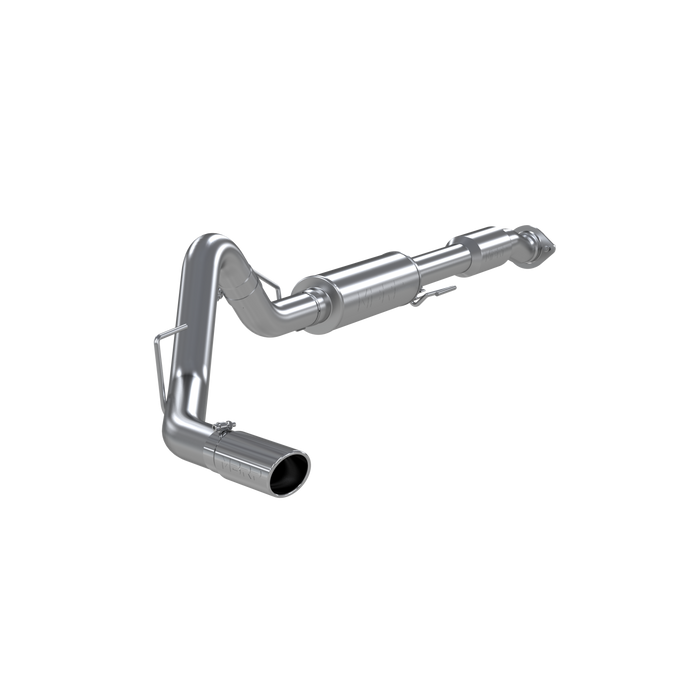 MBRP S5228AL 3 1/2 Inch Cat Back Exhaust System Single Exit For 11-14 Ford F-150 Raptor 6.2L Crew Cab/Short Bed Extended Cab Short Bed Aluminized Steel