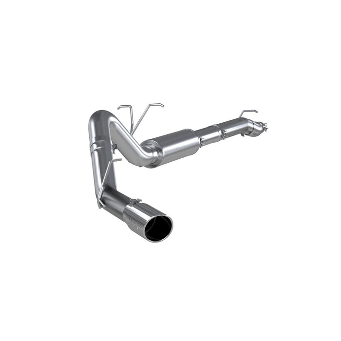 MBRP S5246409 4 Inch Resonator Back Exhaust System Single Side Exit T409 Stainless Steel For 11-16 Ford F-250/350