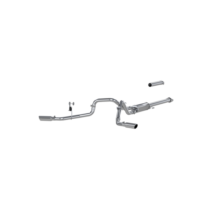 MBRP S5254AL 2.5 Inch Cat Back Exhaust System For 15-20 Ford F-150 2.7L/3.5L EcoBoost Dual Side Exit Aluminized Steel