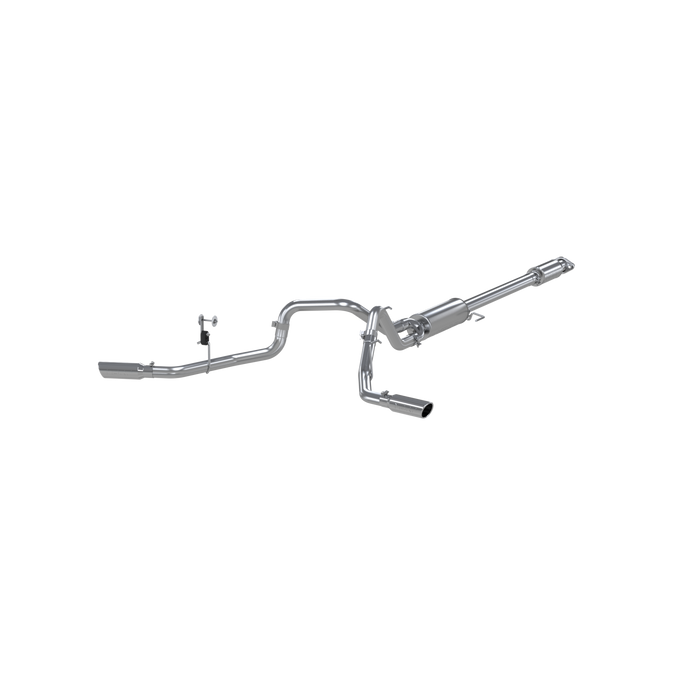 MBRP S5257409 2.5 Inch Cat Back Exhaust System Dual Side Exit For 15-20 Ford F-150 5.0L T409 Stainless Steel