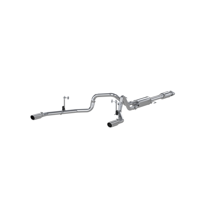 MBRP S5258AL 2.5 Inch Cat Back Exhaust System Dual Rear Exit For 15-20 Ford F-150 5.0L Aluminized Steel