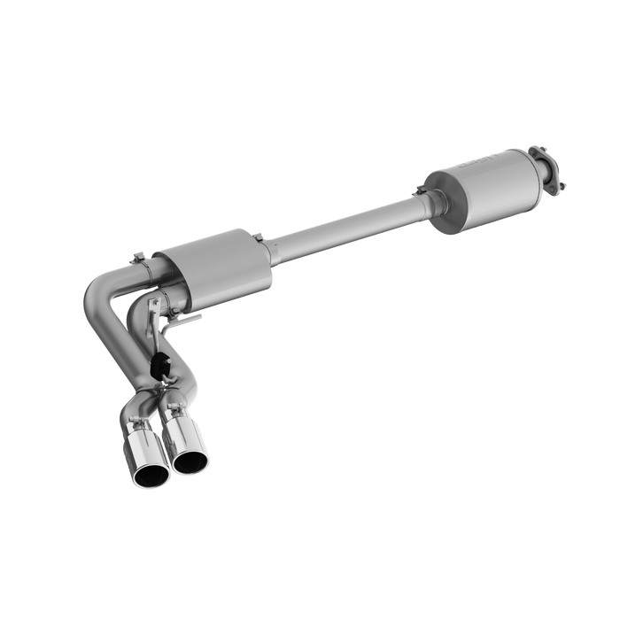MBRP S5262AL 3 Inch Cat Back Exhaust System For 15-20 Ford F-150 Pre Axle Dual Outlet Aluminized Steel Street Version