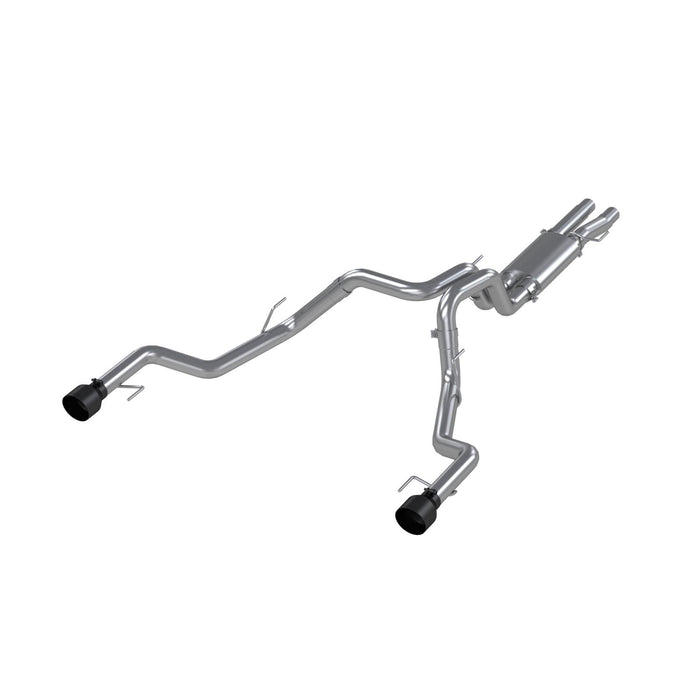 MBRP S5264409 3 Inch Exhaust Resonator Back Dual Rear Exit T409 Stainless Steel For 17-20 Ford F-150 Raptor 3.5L EcoBoost