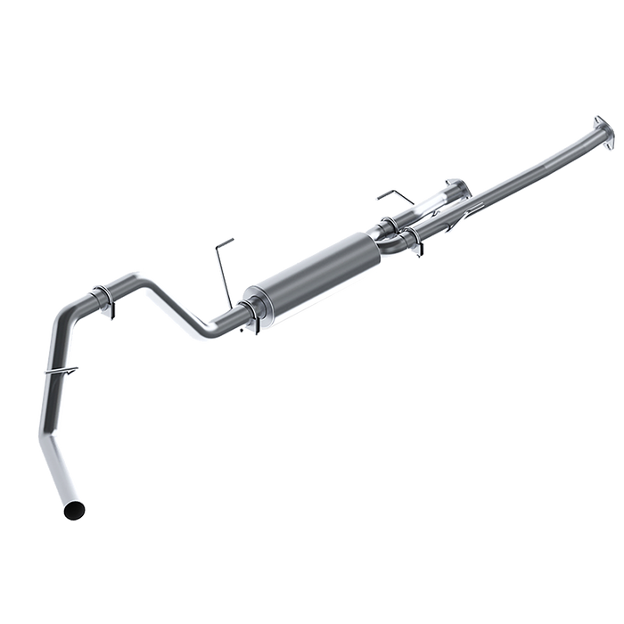 MBRP S5314P Cat Back Exhaust System Single Side No Tip Aluminized Steel For 09-21 Toyota Tundra