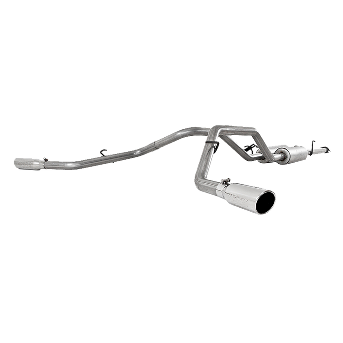 MBRP S5316409 Cat Back Exhaust System Dual Split Side T409 Stainless Steel For 09-21 Toyota Tundra