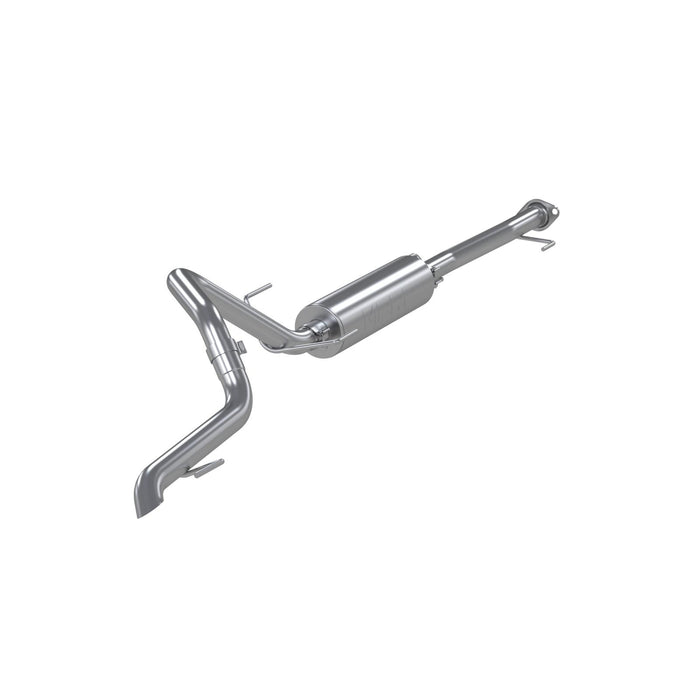 MBRP S5343304 04-24 Toyota 4Runner 11-16 Toyota Land Cruiser Prado Armor Pro T304 Stainless Steel 2.5 Inch Cat-Back High Clearance Turn Down Single Rear Exit Exhaust System