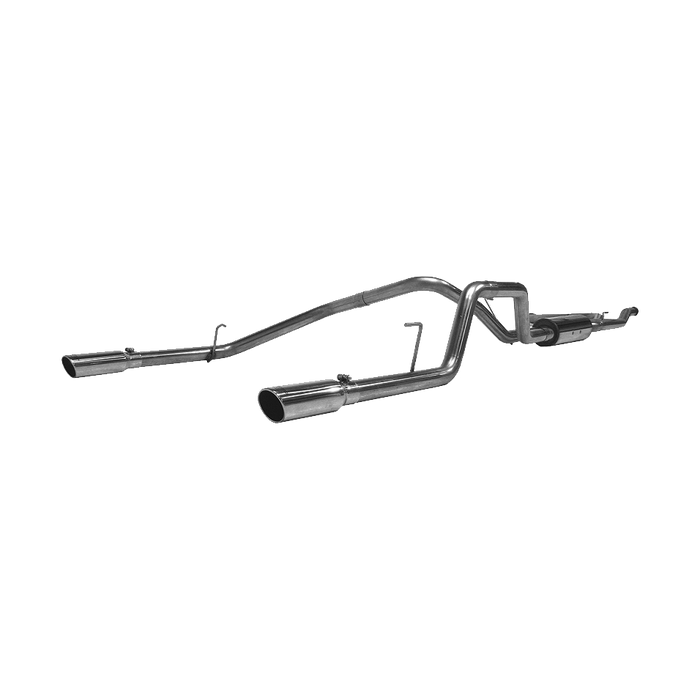 MBRP S5402409 Cat Back Exhaust System Dual Split Rear T409 Stainless Steel For 04-15 Nissan Titan 5.6L