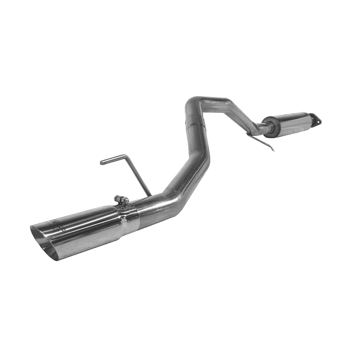 MBRP S5504409 Cat Back Exhaust System Single Side T409 Stainless Steel For 06-10 Jeep Commander