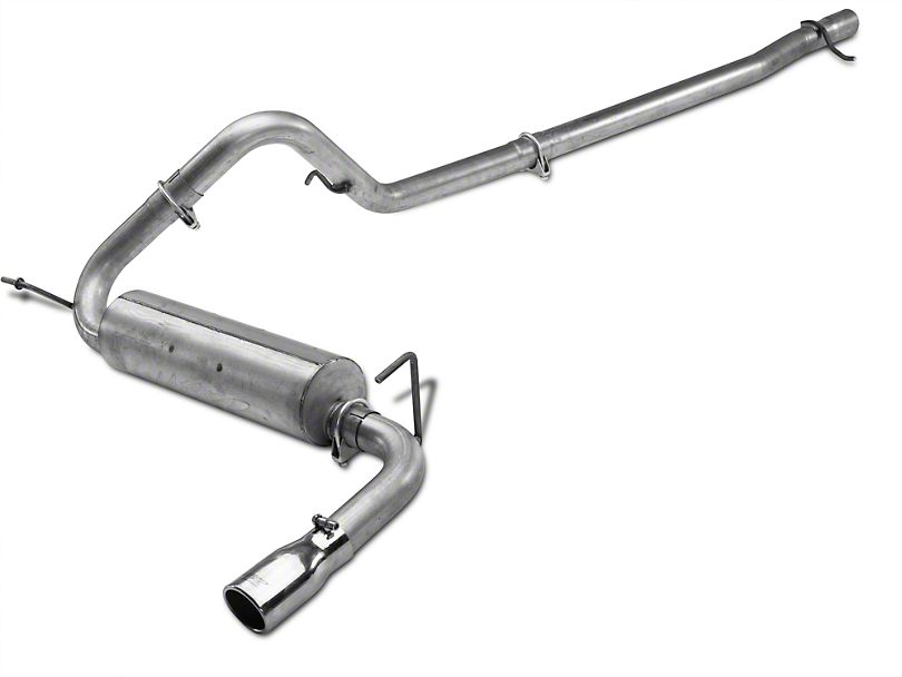 MBRP S5526AL Jeep JK Cat Back Exhaust System Single Rear Exit For 12-18 Wrangler Rubicon JK 3.6L 2/4 Door