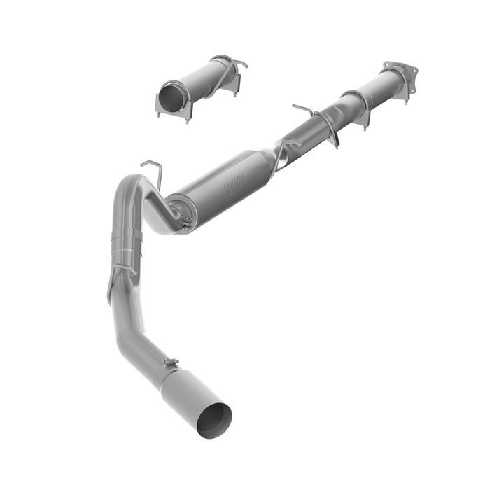 MBRP S6000AL 4 Inch Cat Back Exhaust System For 01-05 Silverado/Sierra 2500/3500 Duramax Ext/Crew Cab Single Side Aluminized Steel