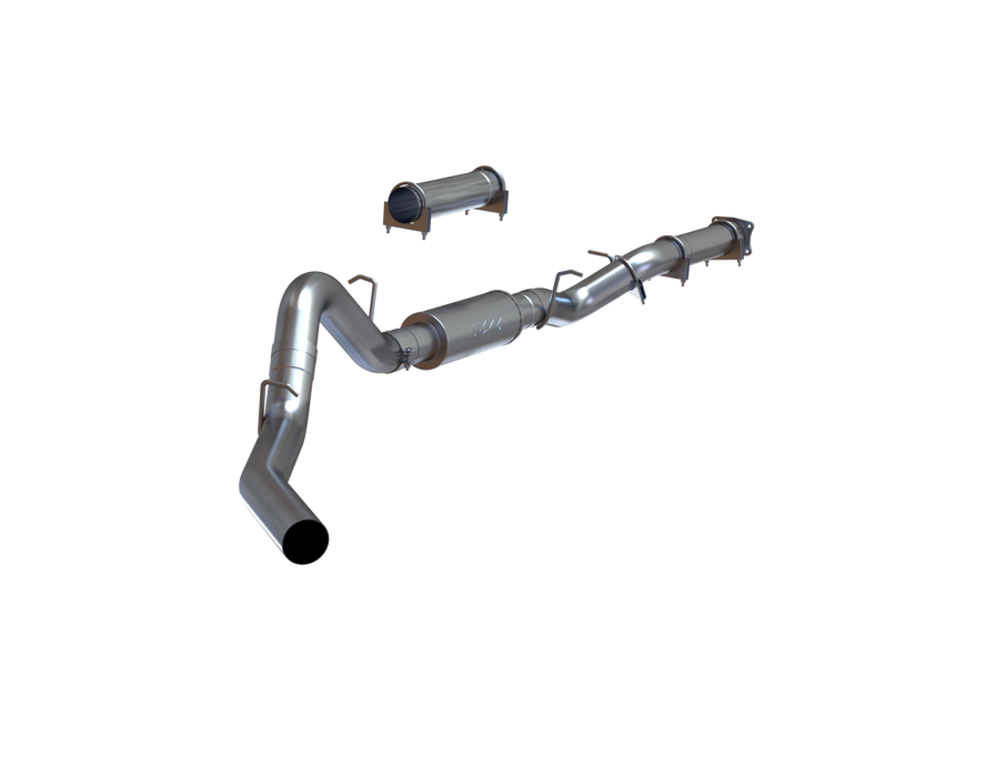 MBRP S6000P 4 Inch Cat Back Exhaust System For 01-05 Silverado/Sierra 2500/3500 Duramax Ext/Crew Cab Single Side