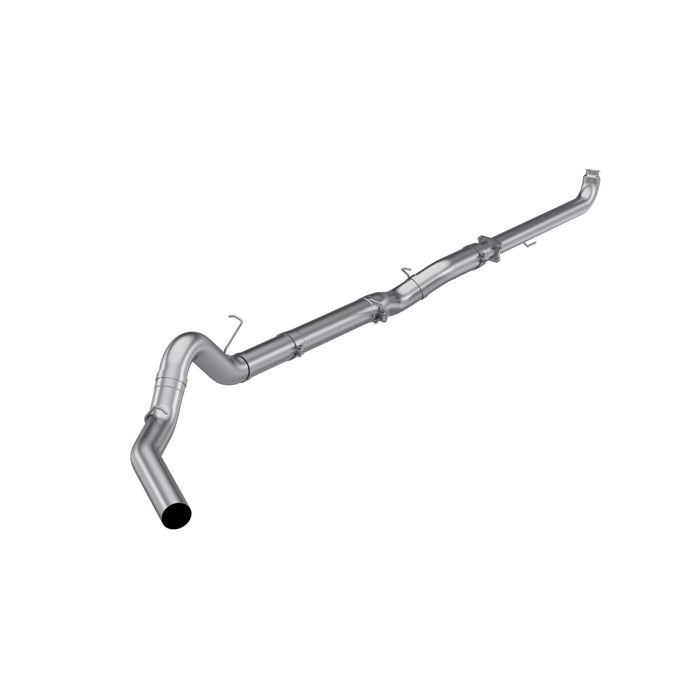 MBRP S60210PLM Aluminized Steel 5 Inch Downpipe Back Single Side Exit No Muffler 01-04 Silverado/Sierra 2500/3500 6.6L Duramax EC/CC