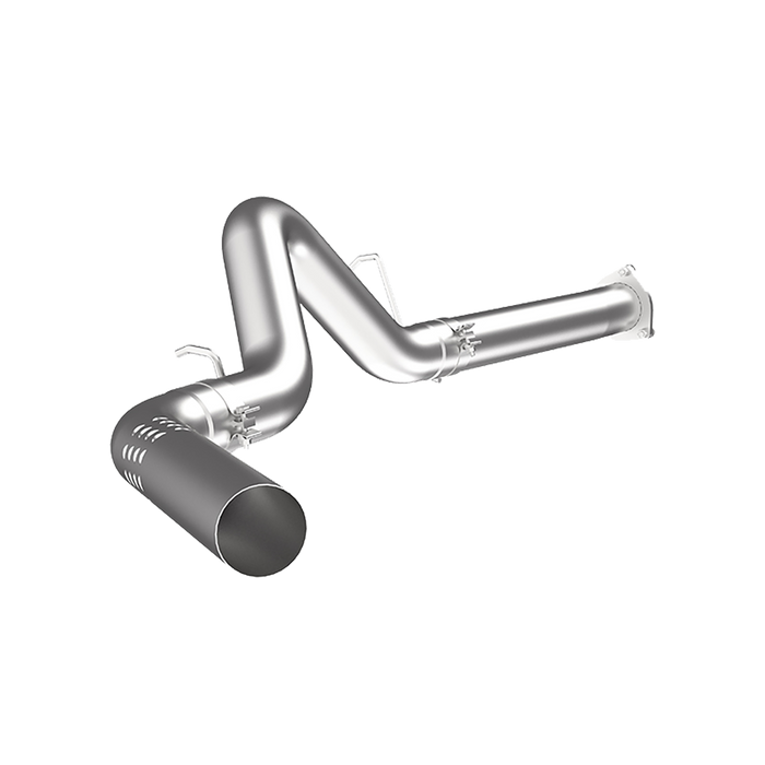 MBRP S6026SLM 4 Inch Filter Back-No Muffler Single Side For 07-10 Silverado/Sierra 2500/3500 Duramax All LMM T409 Stainless Steel