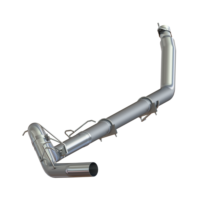 MBRP S6100PLM Dodge 4 Inch Turbo Back Single Side No Muffler, Armor Lite For 98-02 Dodge Ram 2500/3500 Cummins