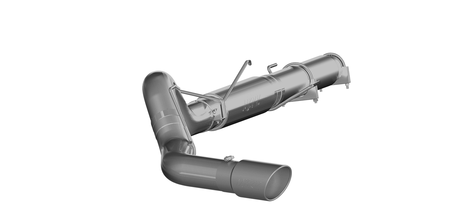 MBRP S61180AL 5 Inch Cat Back Exhaust System Single Side Exit Aluminized Steel For 04-07 Dodge Ram 2500/3500