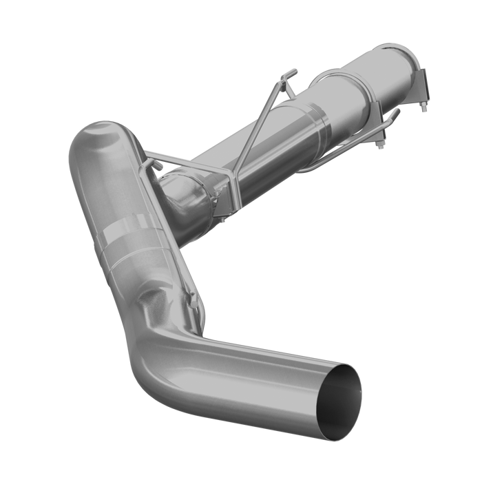 MBRP S61180PLM 5 Inch Cat Back Exhaust System Single Side Exit No Muffler For 04-07 Dodge Ram 2500/3500 Cummins 600/610