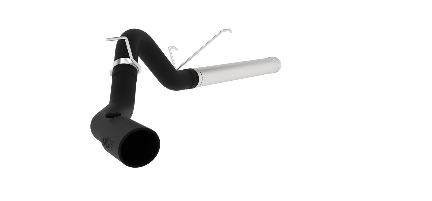 MBRP S6130BLK 4 Inch Filter Back Single Side Black Coated For 07-12 RAM 2500/3500 Cummins 6.7L