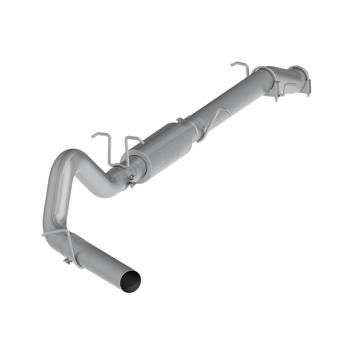 MBRP S6208P 4 Inch Cat Back Exhaust System Single Side Stock Cat For 03-07 Ford F-250/350 6.0L, Extended Cab/Crew Cab