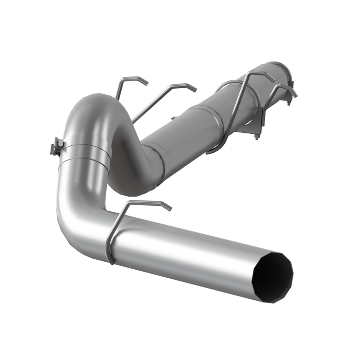 MBRP S62260PLM 5 Inch Cat Back Exhaust System Single Side Exit, No Muffler For 03-07 Ford F-250/350 6.0L,