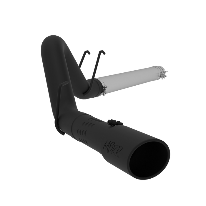 MBRP S6242BLK 4 Inch Filter Back Single Side Exit Black Coated For 08-10 Ford F-250/350/450 6.4L Powerstroke
