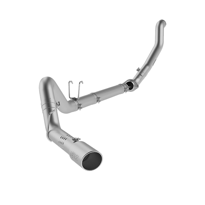 MBRP S6282AL 4 Inch Filter Back With Down Pipe Single Side Exit Aluminized Steel For 08-10 Ford F-250/350/450 6.4 L Powerstroke