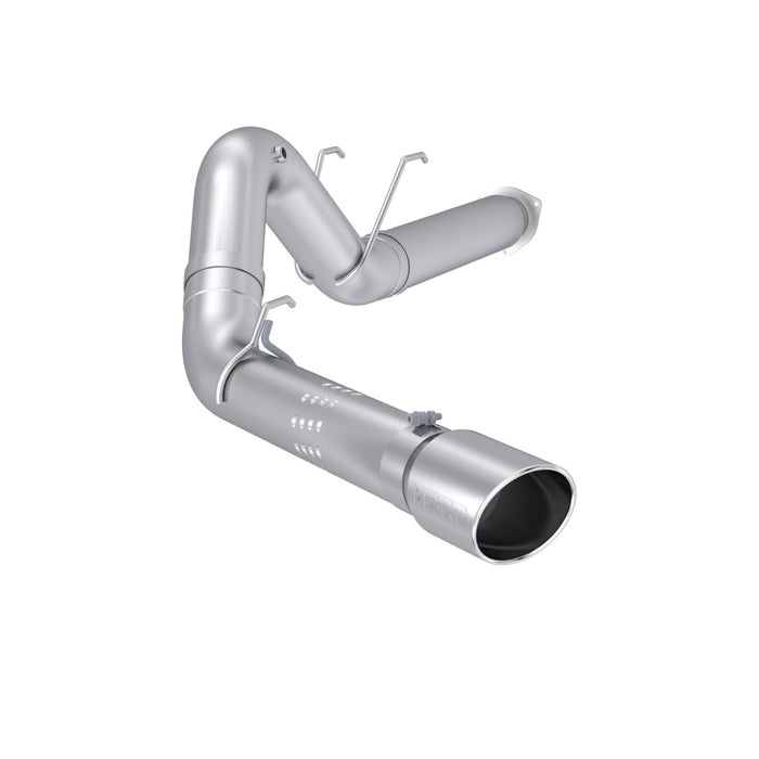 MBRP S62930409 5 Inch Filter Back Single T409 Stainless Steel For 17-23 Ford F-250/350/450 6.7L ex. Reg Cab