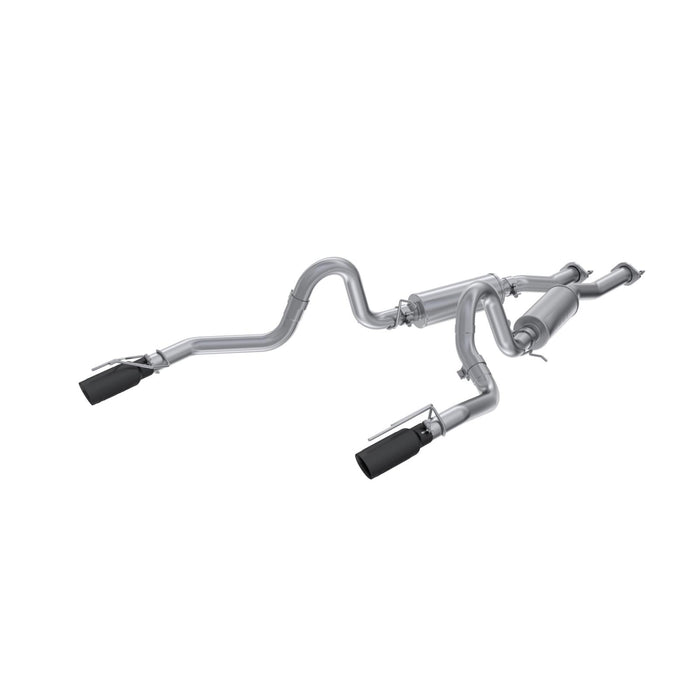 MBRP S7221ALBT 1999-2004 Ford Mustang GT/ Mach 1 4.6L Aluminized Steel 2.5 Inch Cat-Back Dual Rear Exit with Black Tips