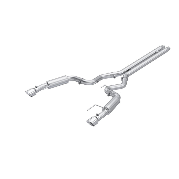 MBRP S7253AL 2024-Up For Mustang GT S650 5.0L Race Version Armor Lite Aluminized Steel 3 Inch Cat-Back Dual Split Rear