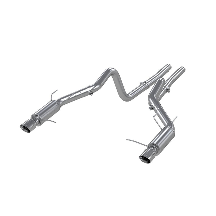 MBRP S7264409 3 Inch Cat Back Exhaust System Dual Split Rear Race Version T409 Stainless Steel For 11-14 Ford Mustang GT 5.0L 11-12 Ford Shelby GT500