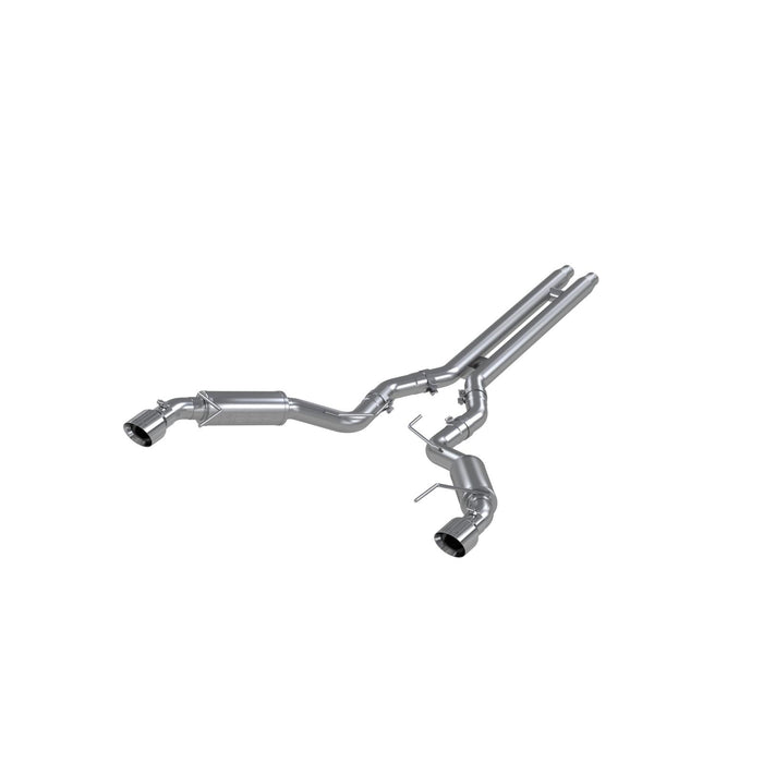 MBRP S7278409 3 Inch Cat Back Exhaust System For 15-17 Ford Mustang GT 5.0-Coupe Only Dual Split Rear Race Version 4.5 Inch Tips T409 Stainless Steel