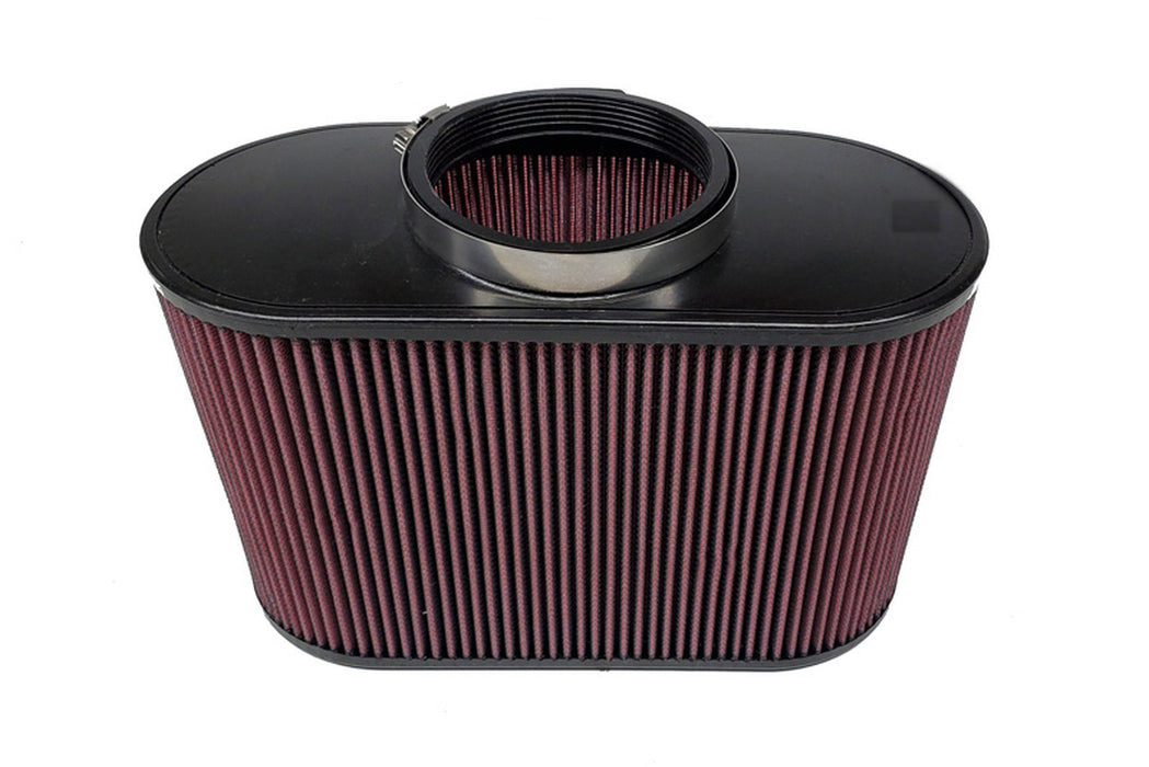 S&B Filters SBAFO412NH-R JLT Intake Replacement Filter 4 Inch x 12 Inch Oval (No Hole)