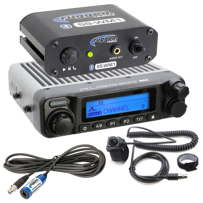 Rugged Radios SS-WM1-M1-HK SS-WM1 Single Seat Kit with Digital Radio - Helmet Kit