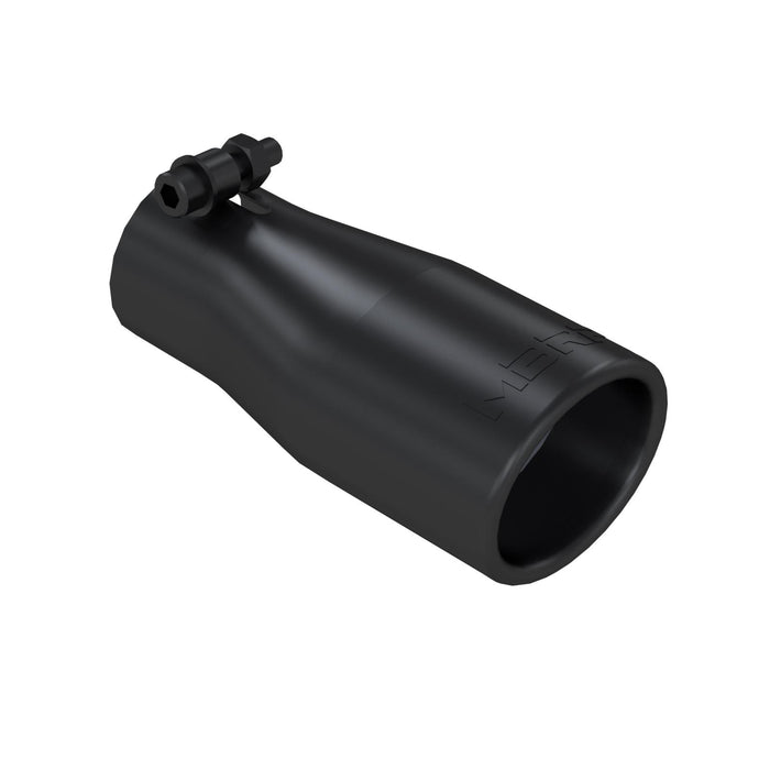 MBRP T5116BLK Exhaust Tip 3.75 Inch O.D. Oval 2.5 Inch Inlet 7 Inch Length Black