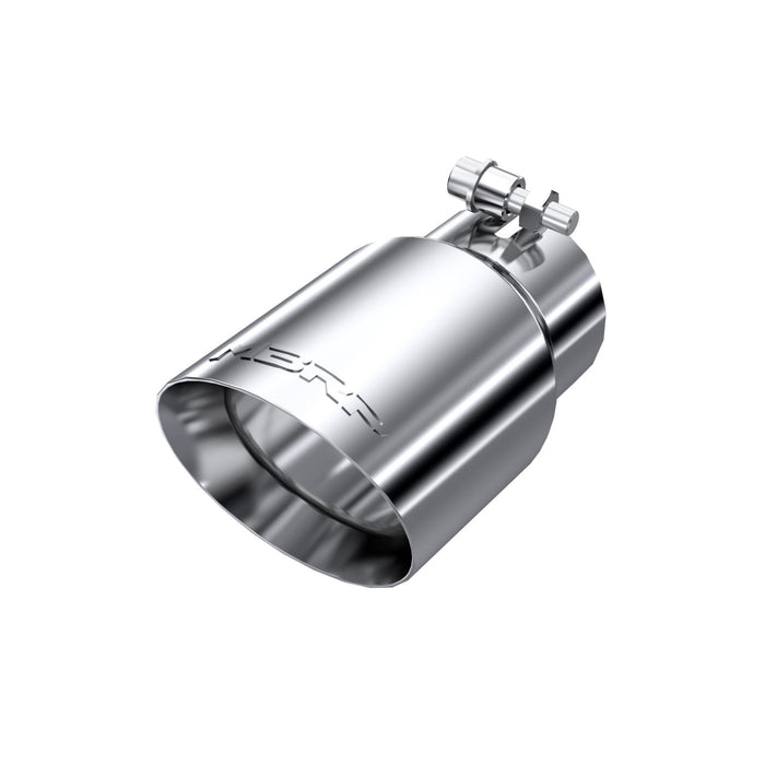 MBRP T5122 Exhaust Tip 4 Inch O.D. Dual Wall Angled Rolled End Fits Aluminized Steel 3 Inch Systems