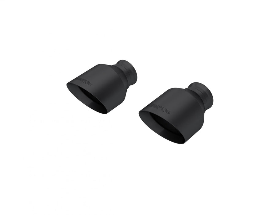 MBRP T5197BLK 2015-Up Dodge Durango/Charger Black-Coated Tips 5 Inch OD Out, Angle Cut, Sold In Pairs