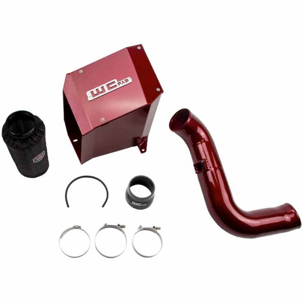 Wehrli Custom Fab WCF100191-RED 4" Intake Kit W/Air Box - WCFab Red