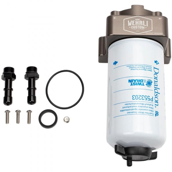 Wehrli Custom Fab WCF100362 Duramax Fuel Filter Housing (Short Bed)