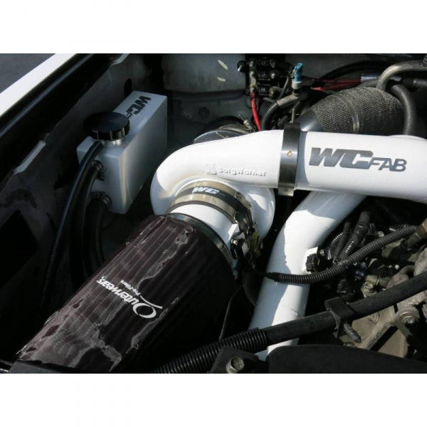 Wehrli Custom Fab WCF100643-RAW Twin Turbo Style Coolant Tank - Raw