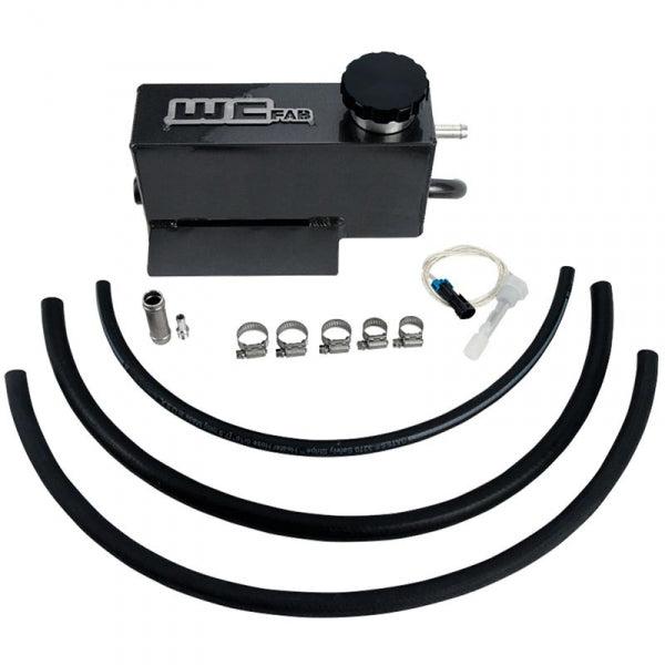 Wehrli Custom Fab WCF100644-RAW Twin Turbo Style Coolant Tank - Raw
