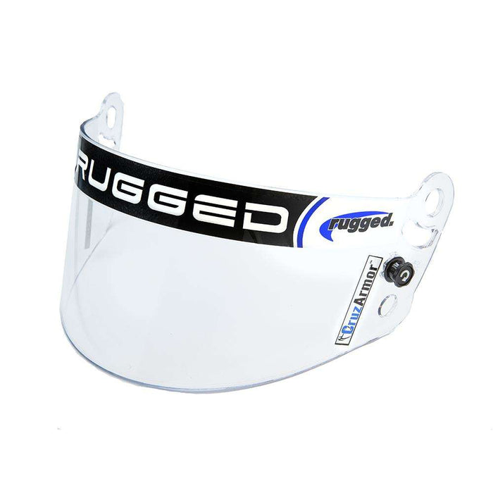 Rugged Radios CRUZARMOR-PYRO CruzArmor Pyrotect Clear Helmet Shield