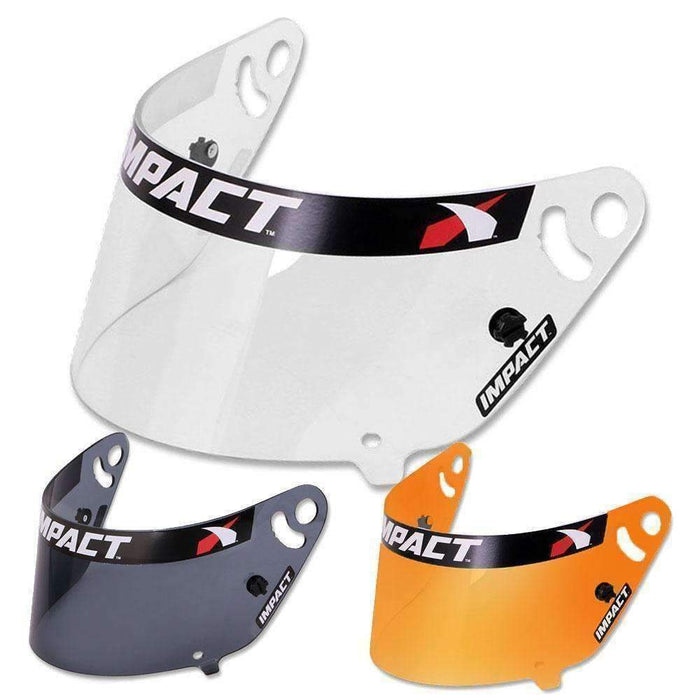 Rugged Radios IMPACT-SHIELD-AMBER-AF Impact Racing Helmet Shield - Amber