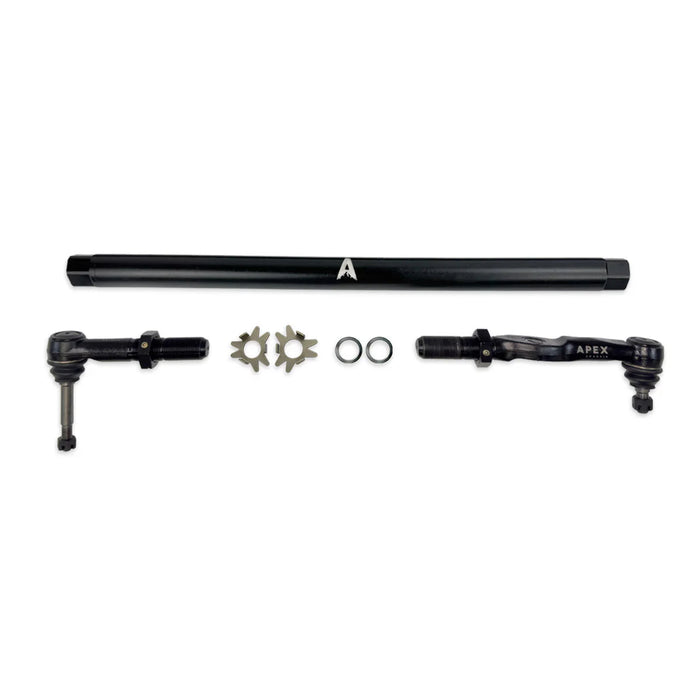 APEX Chassis KIT373-BLK Extreme Duty Drag Link Kit 17-25 Ford F250/F350