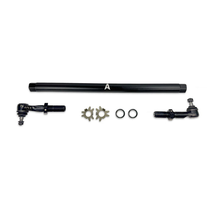 APEX Chassis KIT382-BLK Extreme Duty Drag Link Kit T-Style Dodge Ram 03-13 2500/3500 4WD