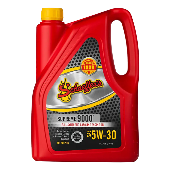 Schaeffer's 9003D-006-1 Supreme 9000™ Full Synthetic Gasoline Engine Oil 5W-30 Oil (Gallon)