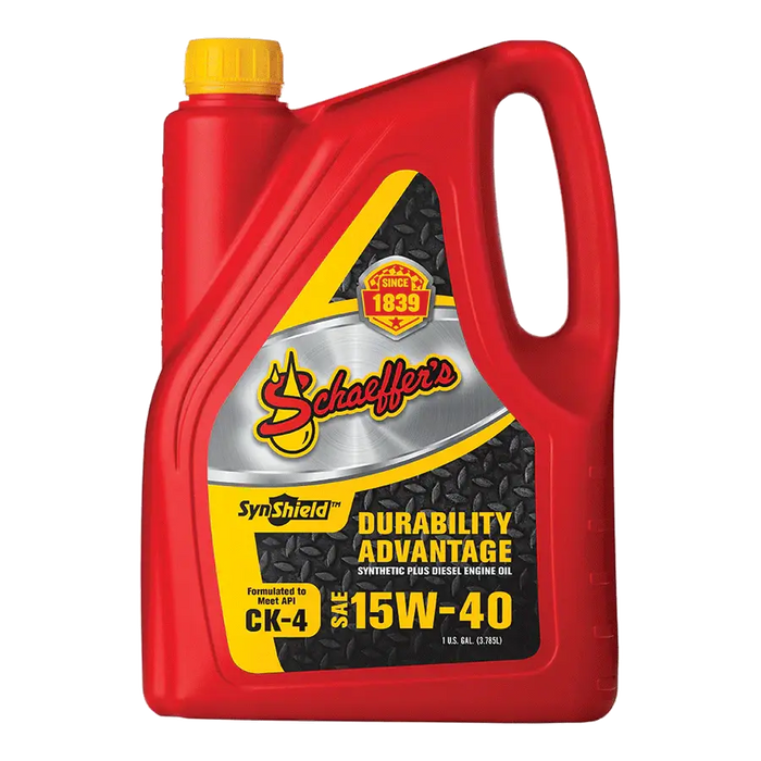 Schaeffer's 0700-006-1 SynShield® Durability Advantage 15W-40 Oil (Gallon)