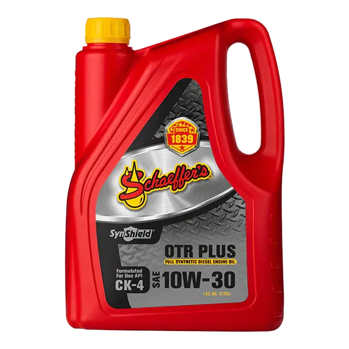 Schaeffer's 9012-006-1 SynShield OTR Plus Full Synthetic 10W-30 Oil (Gallon)