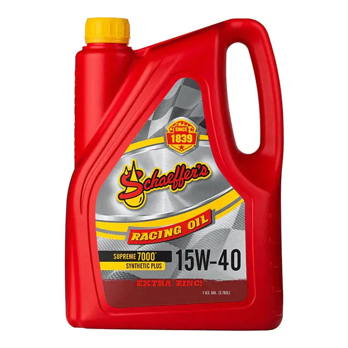 Schaeffer's 0708-006-1 Supreme™ 7000 Synthetic Plus Racing Oil 15W-40 Oil (Gallon)