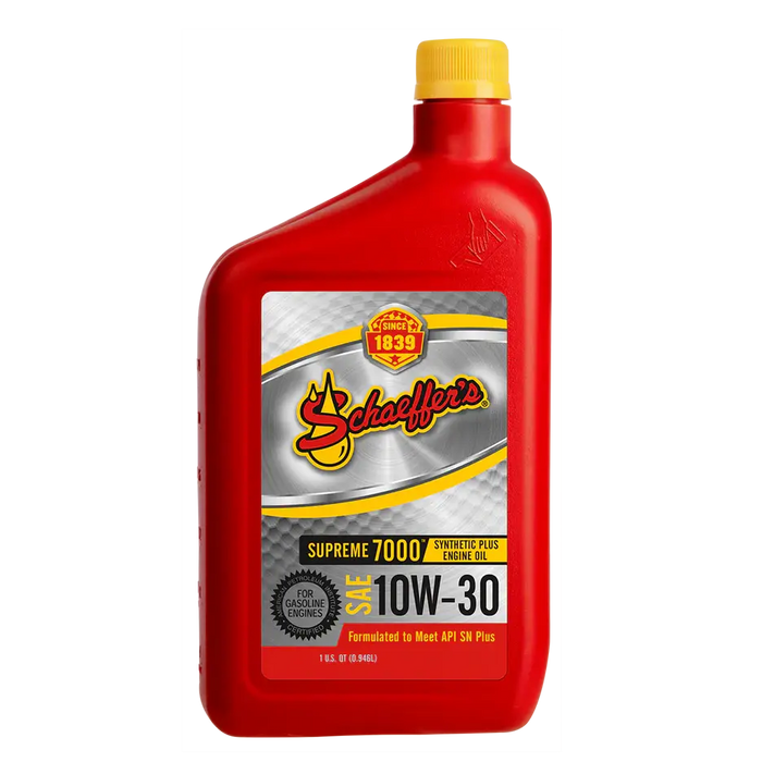 Schaeffer's 0703-012-1 Supreme 7000™ Synthetic Plus 10W-30 Oil (Quart)