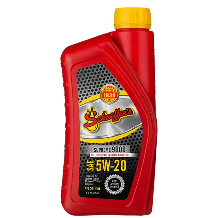 Schaeffer's 9004-012-1 Supreme 9000™ Full Synthetic 5W-20 Oil (Quart)